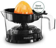 PHILIPS Citrus Press Juicer HR2788/00, Black & Transparent, Medium