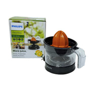 PHILIPS Citrus Press Juicer HR2788/00, Black & Transparent, Medium