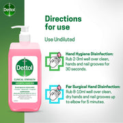 Dettol Clinical Strength Hand Sanitizer Liquid, 500ml