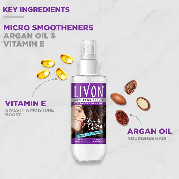 Livon Hair Serum for Women & Men for Dry and Rough Hair