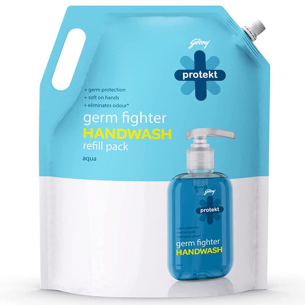 Godrej Protekt Germ Fighter Handwash Refill Pack - 1500 ml