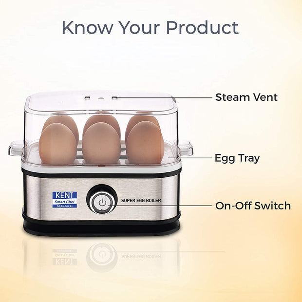 KENT 16069 Super Egg Boiler 400W | Automatic Turn-Off